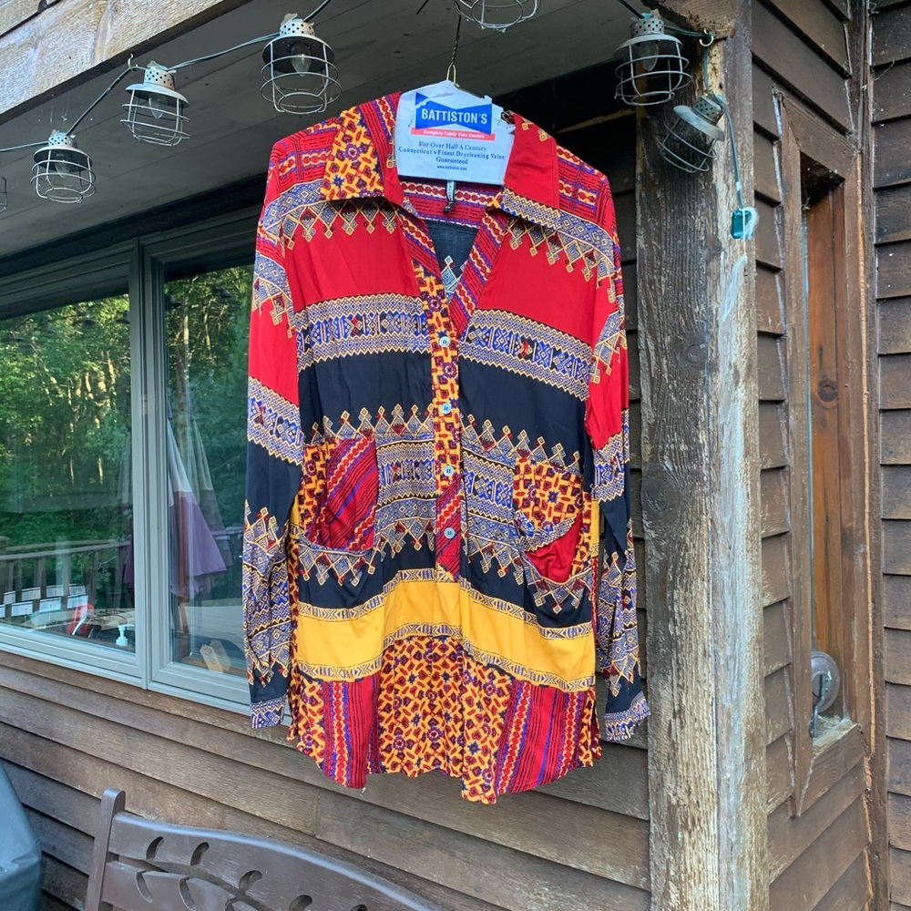 Tribal Button Down Shirt